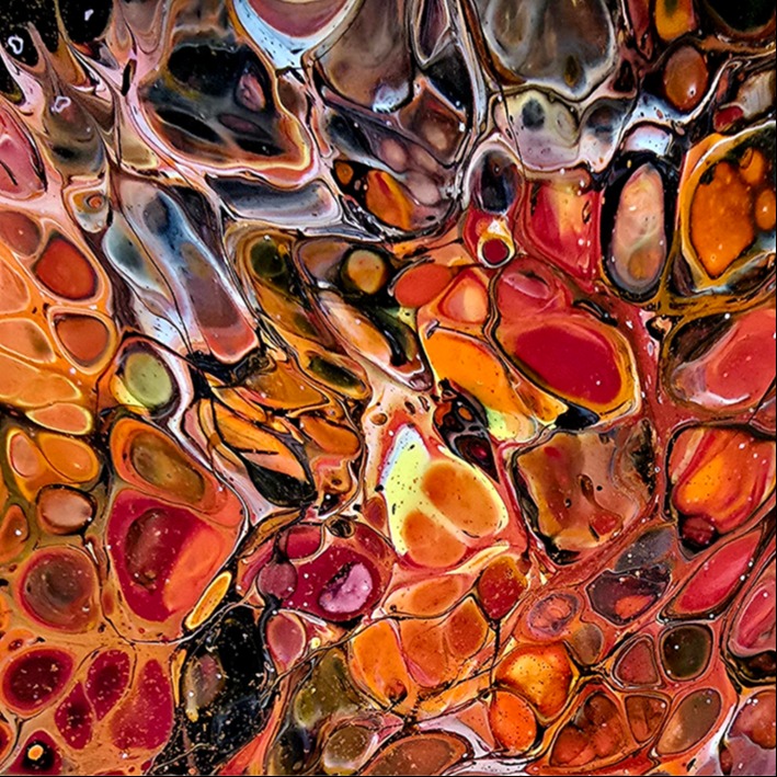 Workshop 13+ Acrylic Pouring mit der "Flip-Cup" Technik