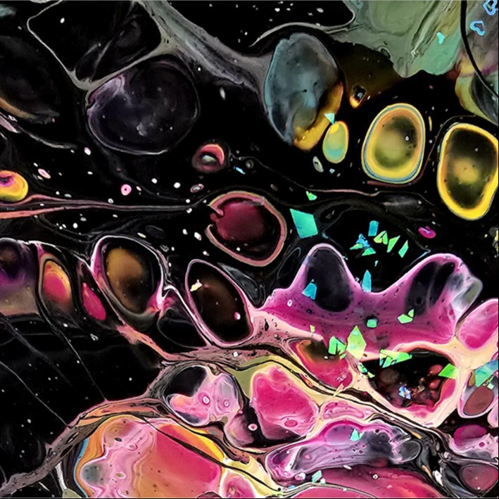 Workshop Acrylic Pouring II mit der "Flip-Cup" Technik